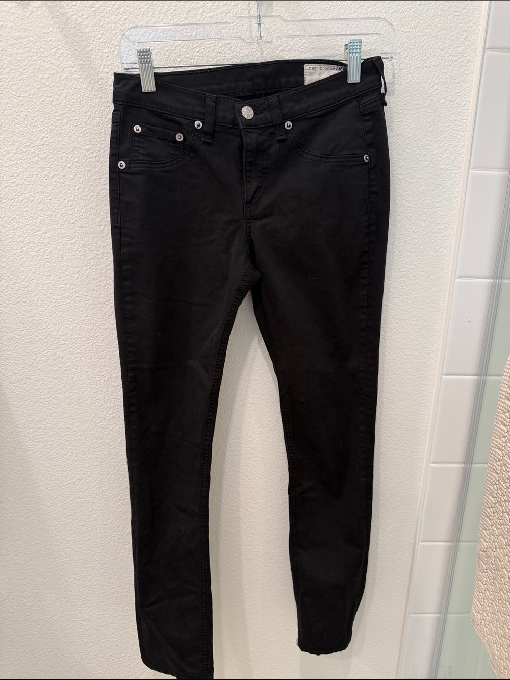 rag & bone Black Skinny Jeans